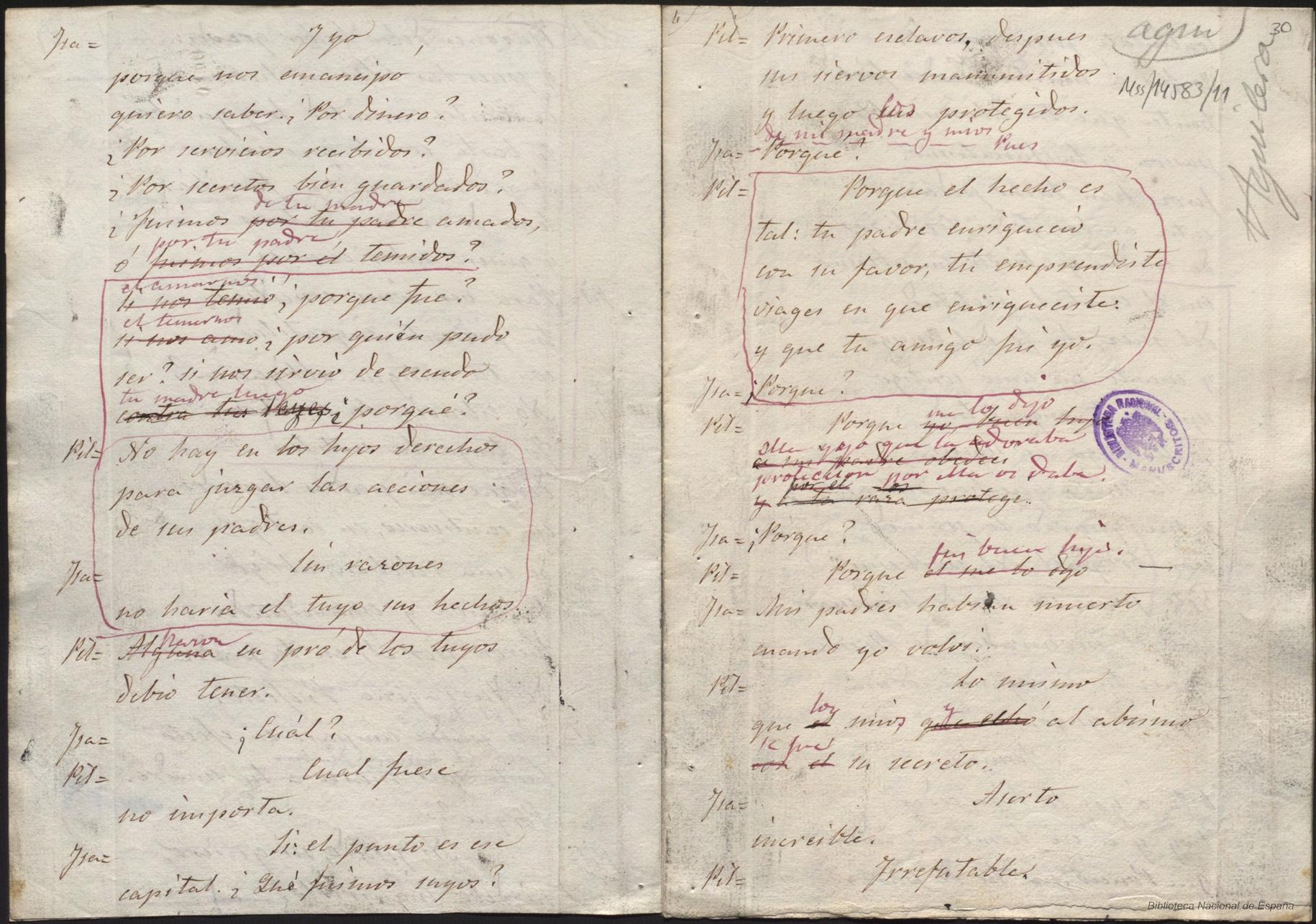 Antique handwritten document