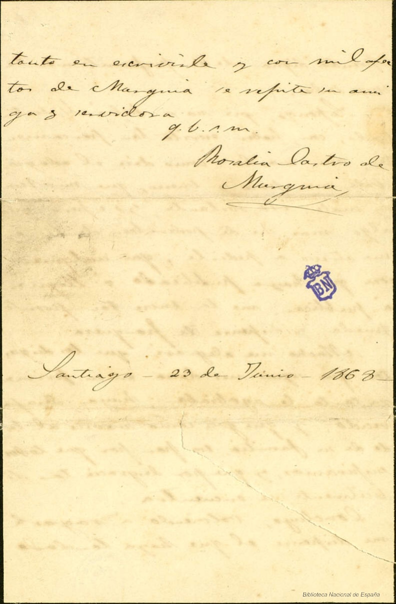 19th century handwritten letter